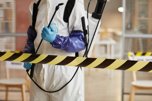 Professional Sewage Cleanup technician working in Scarborough, ME